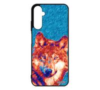 Cover lupo per A05S silicone predatore case animale multicolore nero personalizzato design louve metal made in France per Samsung Galaxy