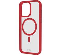Cover Mag Frame SBS per iPhone 16 Pro rosso