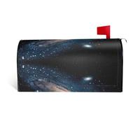 Cover magnetica per cassetta postale con stampa di galassia, universo e stelle, resistente ed elegante, impermeabile, facile da installare per tutte le stagioni