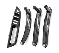 Cover Maniglia Kit Maniglia Interna Porta LHD RHD Per X5 Per X6 E70 E71 2007-2013 Set 4 Pezzi(Carbon Fiber,LHD)