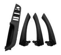 Cover Maniglia Per Serie 3 E90 E91 316 318 320 325 328i 2004-2012 LHD Maniglia Interna In Plastica Portiera Rivestimento Set Completo(Nero,37.5 High-end)