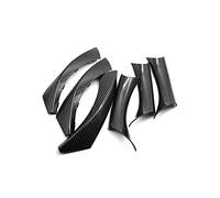 Cover Maniglia Per Serie 3 Per E90 Per E91 Per 316 318 320 325 328i 2004-2012 LHD Accessori Per Auto Maniglia Per Porta Interna Tirare La Copertura Del Rivestimento(Carbon texture)