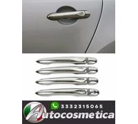 Maniglie porte mascherine tappi adesivi per Smart ForFour C453 acciaio cromo
