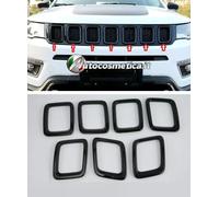 COVER MASCHERINA GRIGLIE CENTRALI NERO CALANDRA NERE JEEP COMPASS 17-21