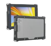 MOBILIS Custodia per tablet Zebra ET401 con scanner da 10", custodia rinforzata protezione militare, realizzata in Francia, compatibile con accessori di ricarica, antimicrobico, nero