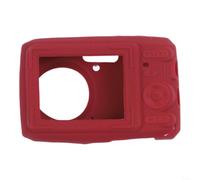 Cover Morbida Antiscivolo per Kodak per pixpro FZ45 Cover Morbida(Red) | per tinta rossa vivace, protezione profonda, design ergonomico, rapida, adatta viaggi
