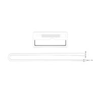 Cover Morbida in Silicone per KODAK CHARMERA, Protezione Antigraffio e Antiurto, Custodia Sottile con Lanyard per Fotocamera da Viaggio, (White)
