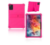 Cover MUISOO A10 10 Pollici Android 14 Tablet, yystao Bambini Custodia Morbida Silicone Compatibile con MUISOO Tablet A10, Supporto Regolabile (Rosa)