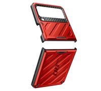 Cover Multistrato per Samsung Galaxy Z Flip4 Unicorn Beatle Pro Supcase rossa