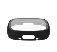 Cover nera con vetro temperato per FitBit Versa 4 e FitBit Sense 2