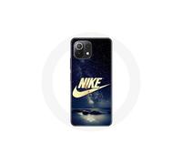 Cover - Nike - Xiaomi Mi 11 Lite - Logo Dorato - Notte Stellata - Morbido