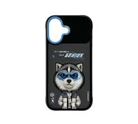 NIMMY Friends Cool & Cute 2.0 Husky Custodia per cellulare con magnete per iPhone 17 6.3" Grigio Blu - N-KMLL-IP17-017-A