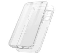 Cover Oppo Find X3 Neo Retro Rigido Fronte Flessibile - Trasparente
