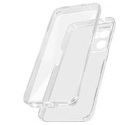 Cover Oppo Find X5 Lite Retro Rigido e Fronte Flessibile - Trasparente