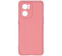 Cover Oppo Find X5 Lite Silicone Semi-rigido Soft-touch Rosa Pesca