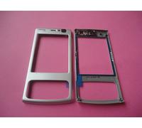 COVER ORIGINALE NOKIA- 5200 GRIGIA-con decorazione sopra display omaggio