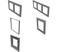 Cover Panel for Shelly Smart Wall Switch with Optional Frame Extender