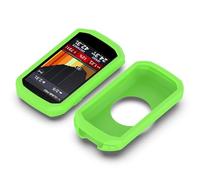 Cover paraurti in silicone morbido per Garmin Edge 1050, antigraffio, antipolvere, protettiva, impermeabile, in silicone (verde fluorescente)