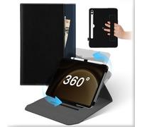 Cover Per 12,4" Samsung Galaxy Tab S9 FE Plus/S9 Plus/S8 Plus/S7 Plus/S7 FE/S10 plus Tablet, Custodia Pelle Rotante 360°Supporto con Supporto Matita & Tasca, Protettiva Auto Svegliati/Sonno Case