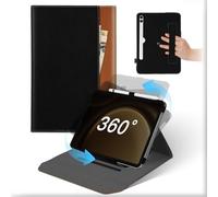 Cover Per 12,4" Samsung Galaxy Tab S9 FE Plus/S9 Plus/S8 Plus/S7 Plus/S7 FE/S10 plus Tablet, Custodia Pelle Rotante 360°Supporto con Supporto Matita & Tasca, Protettiva Auto Svegliati/Sonno Case