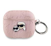 Cover per AirPods 3 Karl Lagerfeld KLA3PGKCPP rosa/rosa con monogramma Karl e te