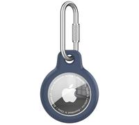 Cover per Airtag 2nd&1st Gen con Protezione Dello Schermo,Silicone Custodia Impermeabile per Air-tag con Portachiavi Moschettino Duraturo,Case Airtags per Jeans,Valigie,Zzaini di Viaggio