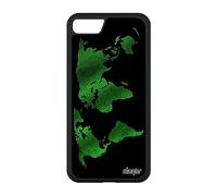 Cover per Apple iPhone SE 2022 in silicone con mappa del mondo per smartphone originale Globe Texture Planete Antiurto Telefono Design Paese Atlante