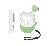 Cover per auricolari Honor Choice Earbuds S7, resistente ed eco-friendly cover per cuffie Bluetooth con fori precisi e compatibilità di ricarica, antiurto, piacevole al tatto, verde chiaro
