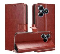Cover per Blackview Wave 8/Wave 8C/OSCAL Flat 2/OSCAL Flat 2C, Flip Case Portafoglio Cover con Porta Carte, Funzione Stand, Custodia per Blackview Wave 8/Wave 8C/OSCAL Flat 2/OSCAL Flat 2C, Marrone