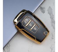 Cover per Chiave a Conchiglia in TPU a 3 Pulsanti, per SsangYong Kyron 2 Sanka Actyon Korando Tivoli Portachiavi con Telecomando