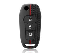 Cover per chiavi dell'auto Custodia in silicone per chiave telecomando auto a 3 pulsanti per Ford Figo 2017, per Mondeo 5 Ecosport per Puma 2020 per Fiesta Mk8 Everest per Ranger