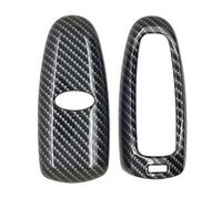 Cover per chiavi dell'auto Custodia per chiave telecomando auto A+ ABS per Ford per Edge per Explorer per Escape(Black Carbon Fiber)