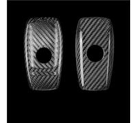 Cover per chiavi dell'auto Guscio di copertura per chiave auto in fibra di carbonio per E63 S63 G63 per accessori per AMG 2021 2020(Silver)