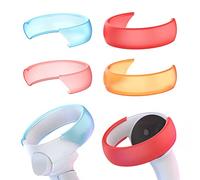 Cover per controller compatibile con Oculus/Meta Quest 2, cover ad anello morbido in silicone anti-urto con protezione controller Quest 2. (2 paia, quattro colori)
