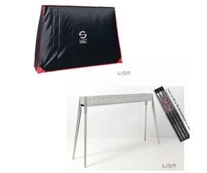 Cover per cuoci spiedini LISA MIAMI 500 e MIAMI 1200 91x29 cm Realizzata in materiale leggero Impermeabile colore nero nero