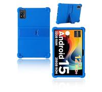 Cover per DOOGEE Tab E3+ Android 15 AI Tablet 12 pollici, yystao bambini Custodia morbida in silicone compatibile con DOOGEE Tab E3+, supporto regolabile (blu)