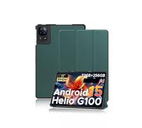 Cover per DOOGEE Tab E3 Android 15 Tablet 11 Pollici Yystao Supporto Sottile Tripla Design Custodia rigida Compatibile con DOOGEE Tab E3, Verde