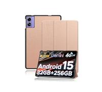 Cover per DOOGEE Tab G6+ Tablet 11 Pollici 2025, Yystao Supporto Sottile Tripla Design Custodia Protettiva Cover rigida Compatibile con DOOGEE TABG6+, Oro Rosa