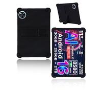 Cover per DOOGEE U11 Pro Android 16 Tablet 11 Pollici, Yystao Bambini Custodia Morbida Silicone Compatibile con DOOGG U11 PRO/U11, Supporto Regolabile (Nero)