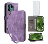 Cover per Fairphone 6/Gen.6/Fairphone 6 Plus Libro con Vetro Temperato VIO | Blocco RFID,Antiurto,Supporto,Custodia in Pelle Portafoglio,Case per Fairphone 6+ Fairphone6 Plus Fairphone6+ Fairphone 6Plus