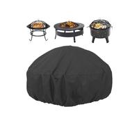 Cover per Fire Pit, Round Fire Pit Protector For Outdoors, Windproof Fade-Resistant For Snow Debris Bird Droppings Rain Sunlight Grilling Barbecue Cooking Burning Bonfire