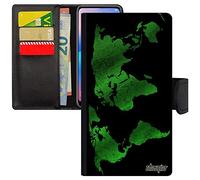 Cover per Galaxy J3 2017 in pelle con aletta per mappa del mondo Atlante Planete Original Design Texture a buon mercato Globo Terra di Protezione Case per Samsung