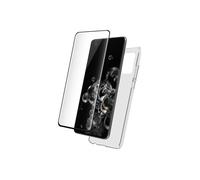 Cover per Galaxy S21 Ultra 5G in TPU e protezione dello schermo in vetro