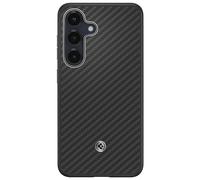 Cover per Galaxy S25 Effetto carbonio Aramid, Nero