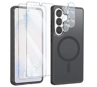 Cover per Galaxy S26 con 2 Vetri Temperati e 2 Pellicole Protezione Fotocamera