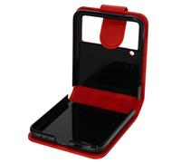 Cover per Galaxy Z Flip4, Copertina con Linguetta Magnetica Rossa