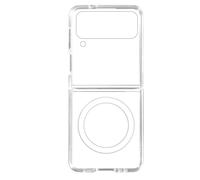 Cover per Galaxy Z Flip4 rigida serie Crystal Mag trasparente