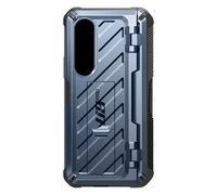 Cover per Galaxy Z Fold4 multistrato Unicorn Beetle Pro blu metallizzato