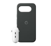 Cover per Google Pixel 10a - Realizzata in plastica riciclata, sottoposta a test di resistenza alle cadute - nero ossidiana + Caricatore rapido Pixel Flex Dual Port 67 W USB-C (Made by Google)