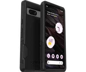 Cover per Google Pixel 7a OtterBox Commuter, resistente a shock e cadute, testata 3x vs le norme anti caduta MIL-STD 810G, protezione antimicrobica, Nero